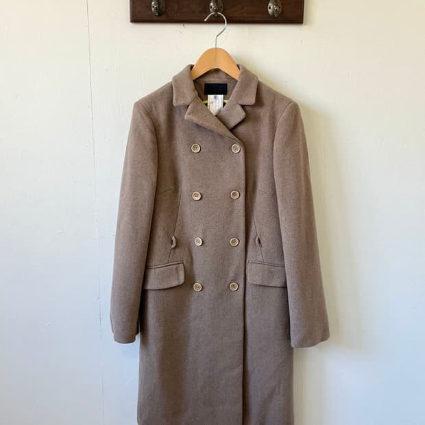 D&G 오트밀 더블 코트