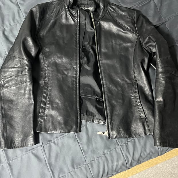 레더 바이크 자켓