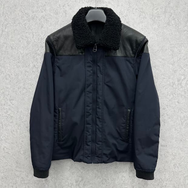 90 캘빈클라인 남자 숄더 램스킨 점퍼