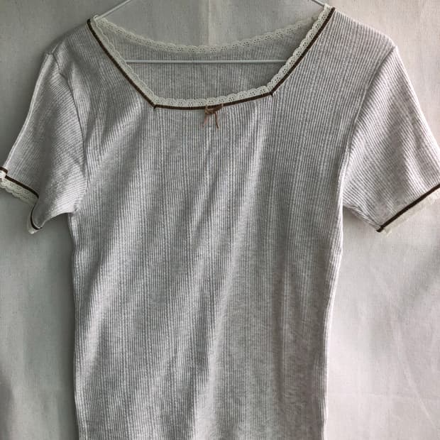 빈티지 상의 반팔 티셔츠