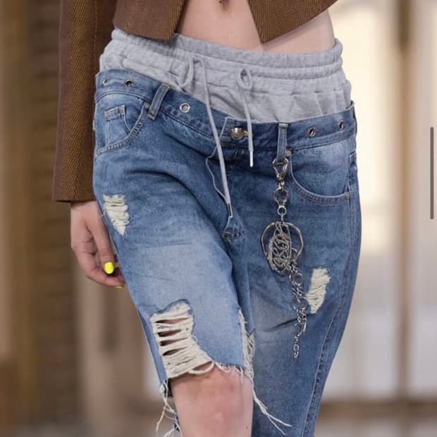 앤더슨벨 sweat waist pants