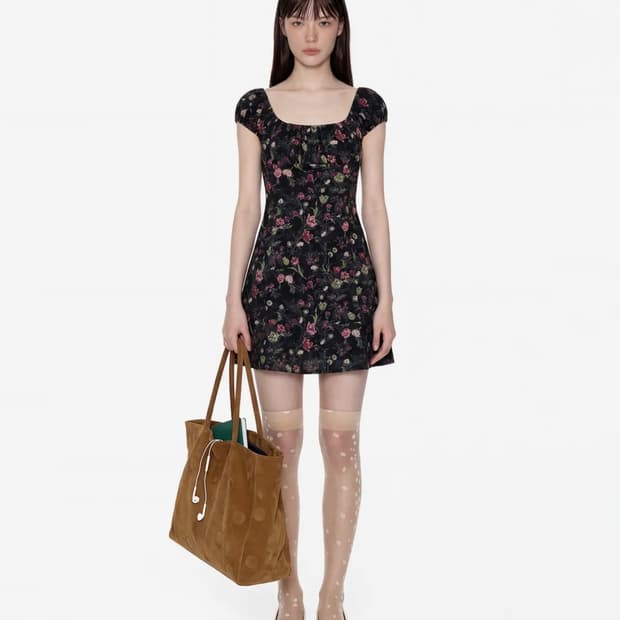 루루서울 Urban Dream Mini Dress (black )