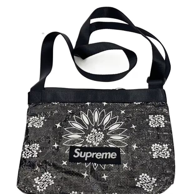 슈프림 Supreme Bandana Trap Side Black - 21