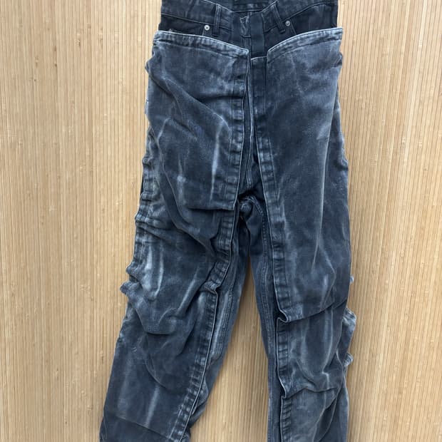 와이프로젝트 벨크로 패턴 팬츠