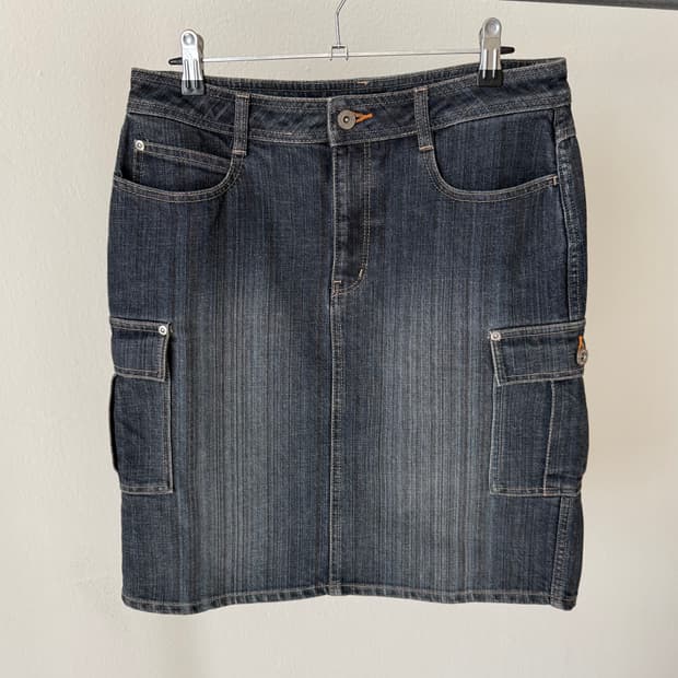 빈티지 데님 스커트