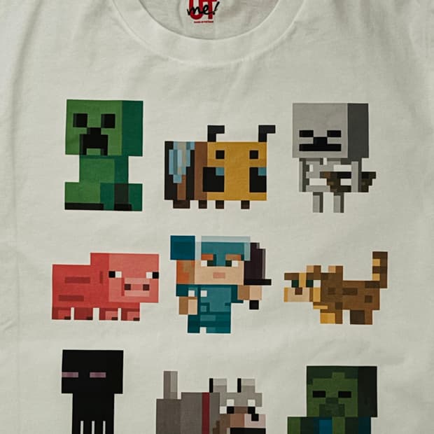 유니클로 마인크래프트 반팔티 