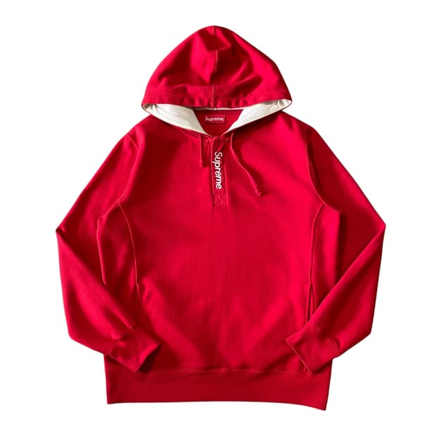슈프림 스펠로고 후드티