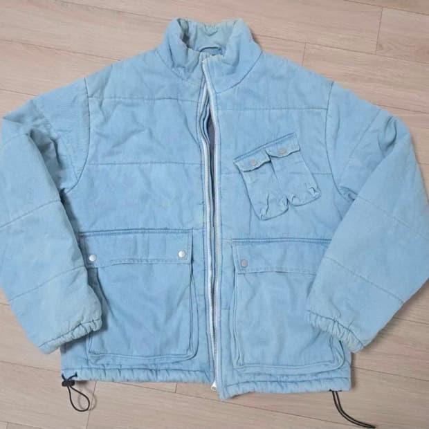 빈티지 청 패딩 자켓