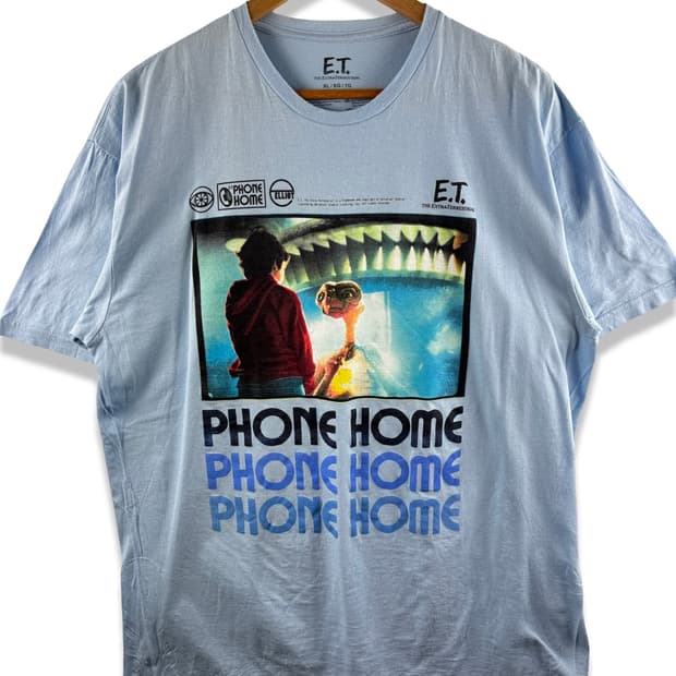 ET 오피셜 프린팅 하늘 티셔츠2474