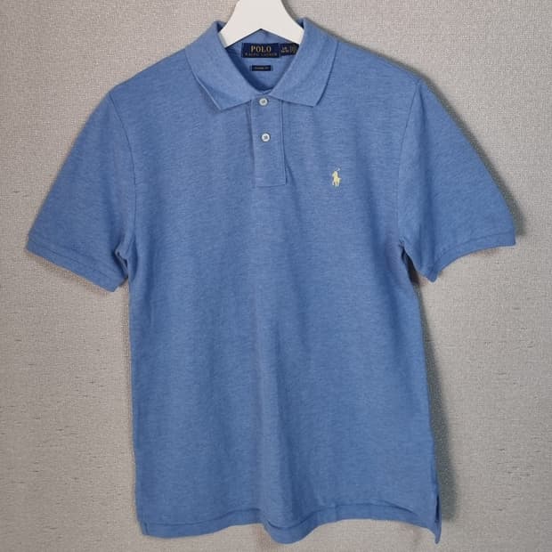 실측 S ) 폴로랄프로렌 스카이블루 PK 반팔티 QR인증가능