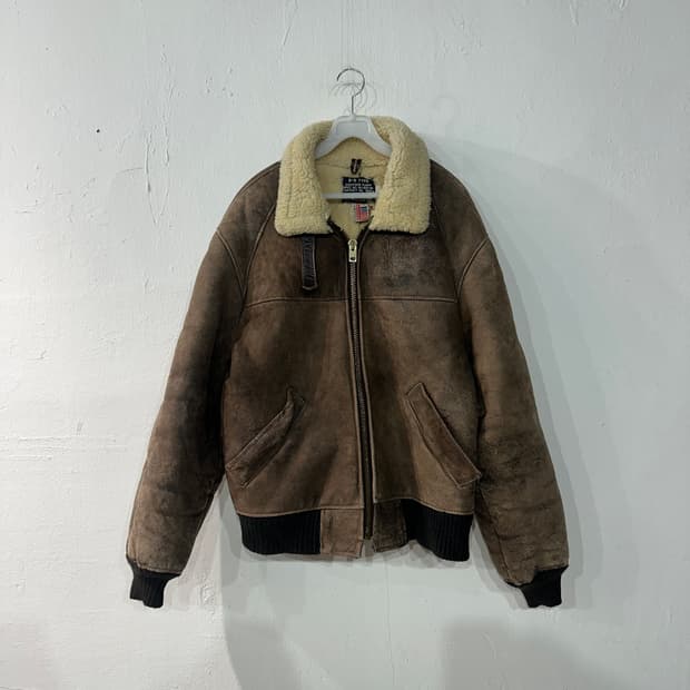 Schott 쇼트 B-6 양가죽 무스탕 44