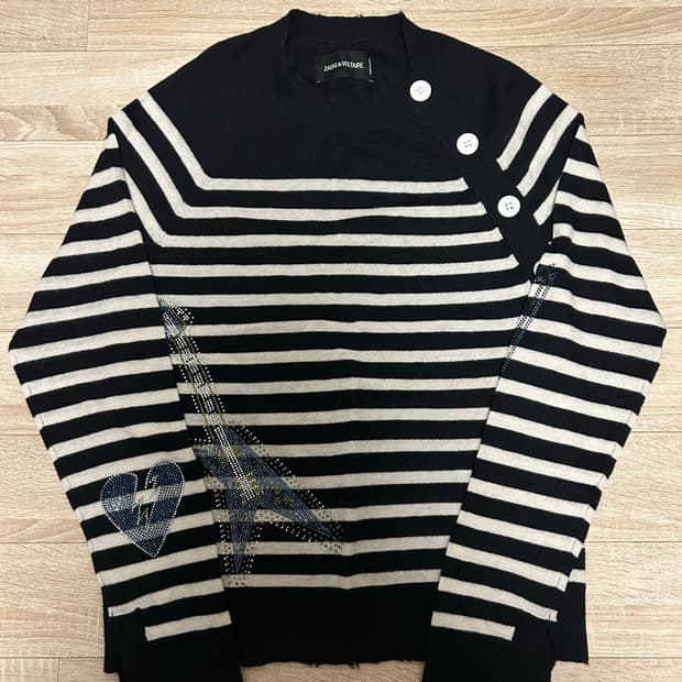 쟈딕앤볼테르 캐시미어 큐빅 니트