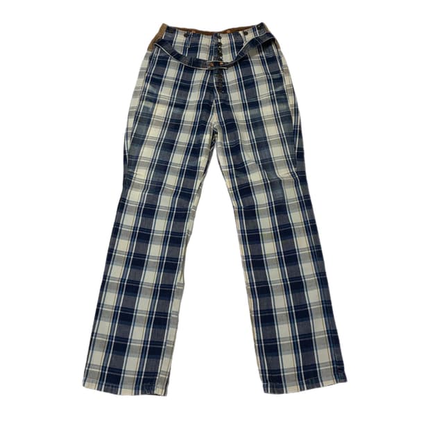KAPITAL KIRO HIRATA Check Sarouel Pants
