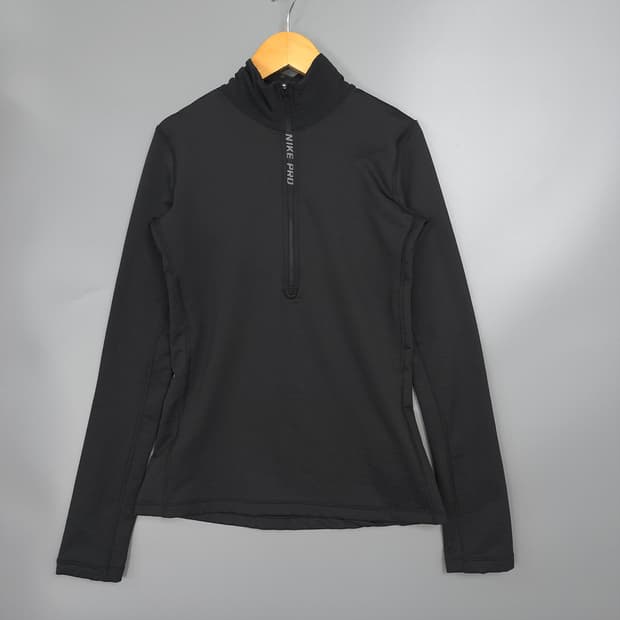 나이키 Nike 프로 하이퍼웜 하프집업 블랙 85(M)