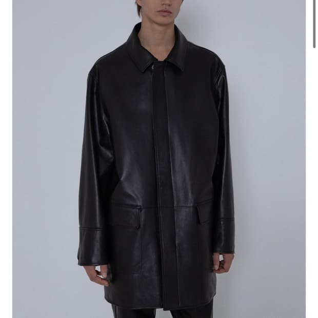 INNIR 이니어 램스킨 나파 가죽 카코트 블랙 (머듈, HTAE)