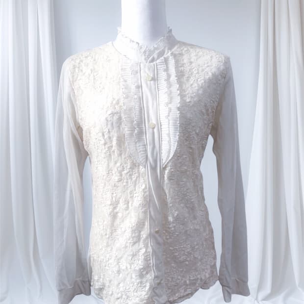 빈티지 로걀 블라우스