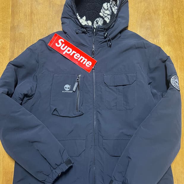 슈프림X팀버랜드 테크웨어자켓 블랙