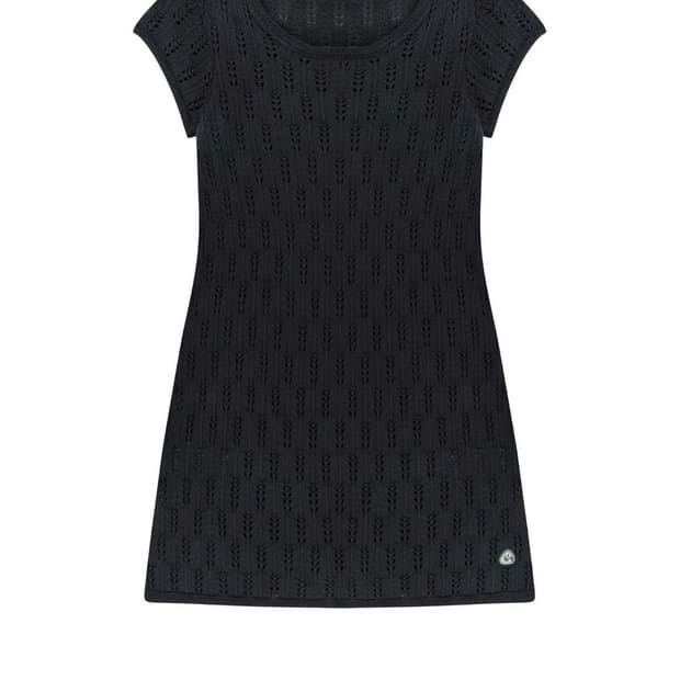 코이세이오 니트 원피스 챠콜/아이보리