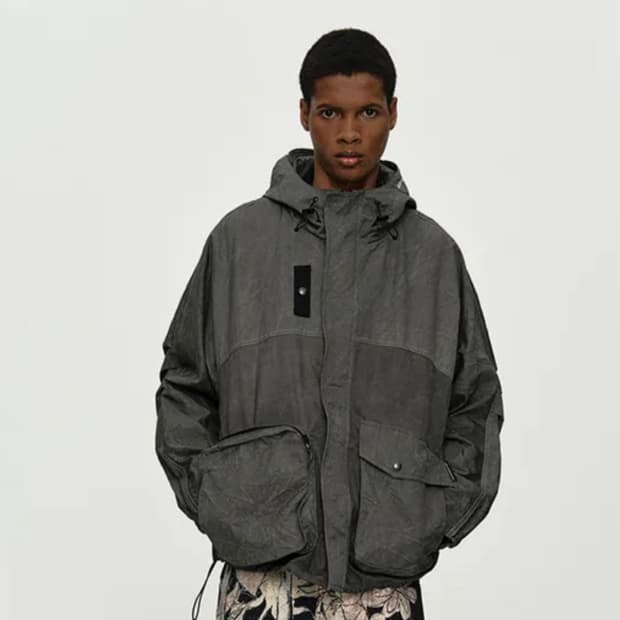 앤더슨벨 UNISEX TIE-DYED BEACH SHELL JACKET 