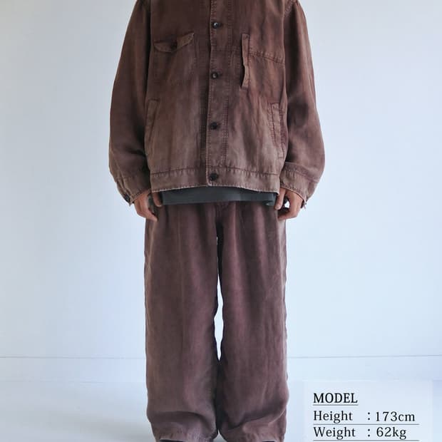 26ss Anachronorm 페이딩 린넨 셋업