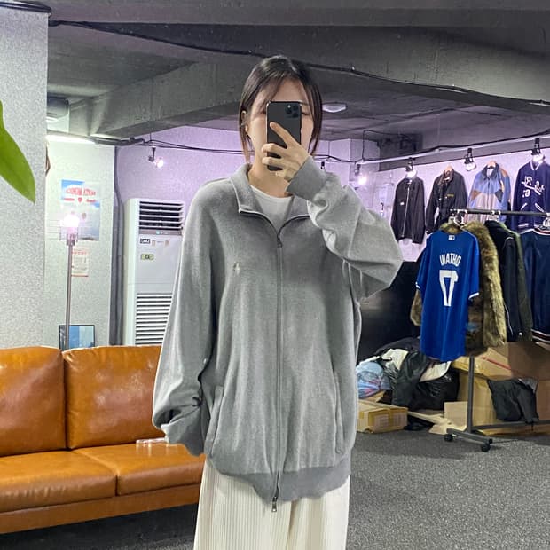 폴로 랄프로렌 화이트포니 투웨이 니트집업 B3151