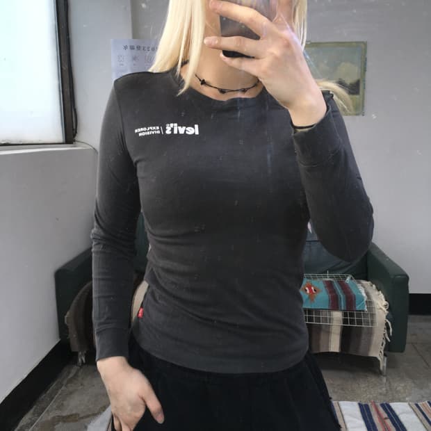 투티/0384 리바이스 explorer division 롱슬리브 긴팔티