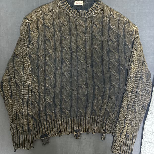 etce 리버시블 니트