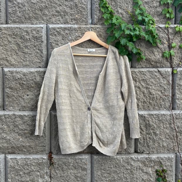 Japanese One Button Cardigan