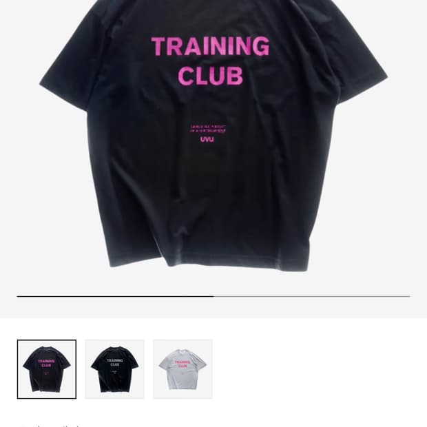 [10월15일 입고예정]UVU Training Club T-Shirt