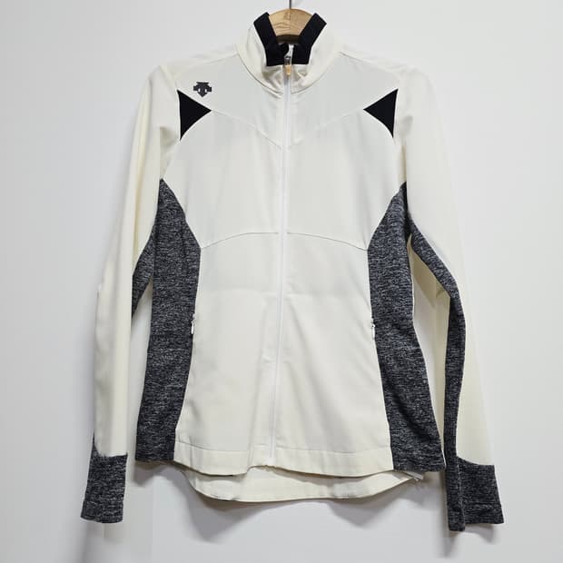 데상트 여성 아이보리 바람막이 자켓 집업