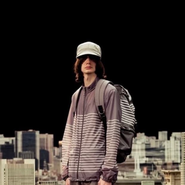 언더커버 언더맨 스트라이프 윈드브레이커 2사이 즈