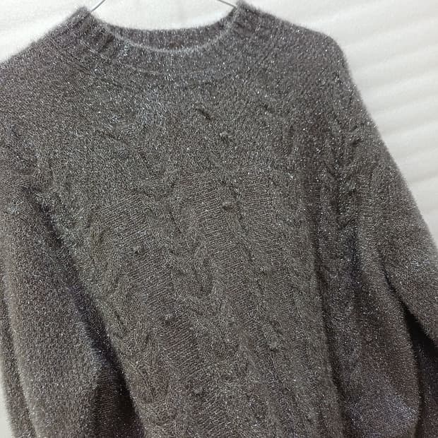 한섬 티임 펄 라운드 니트 여성 90F 고급스러움 훌륭 사랑봉봉