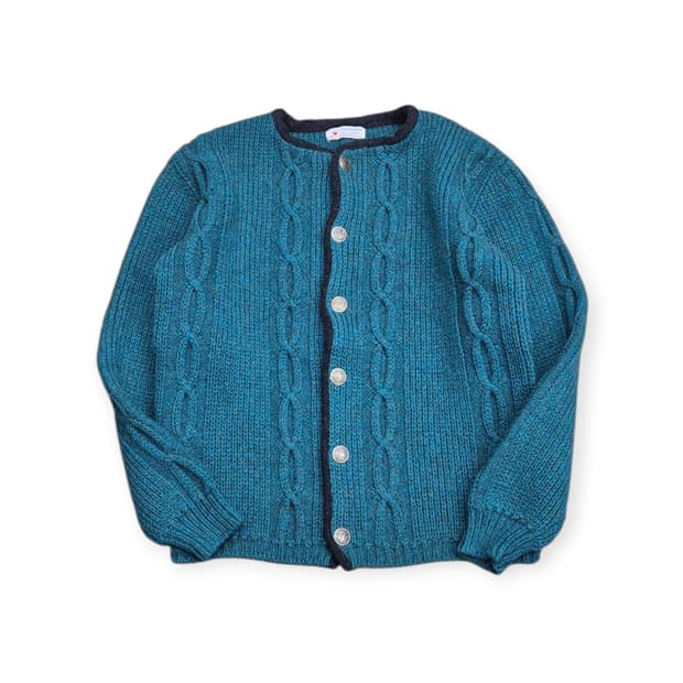 빈티지 버튼 스웨터