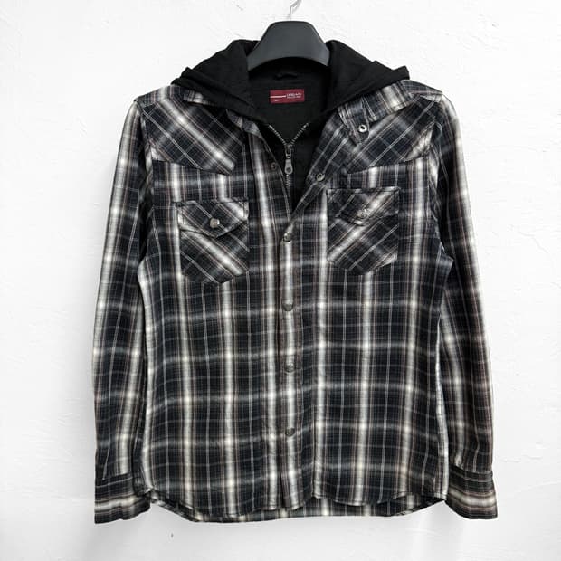 urban collection 레이어드 후드 셔츠