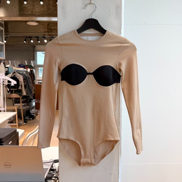 메종 마르지엘라 x h&m 누드 바디 수트
