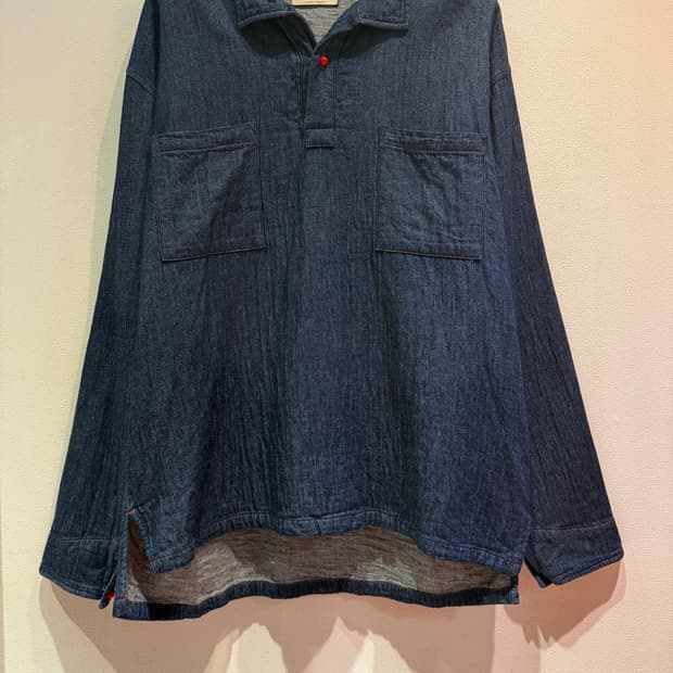 Par Avion Vintage Denim Pullover Shirt