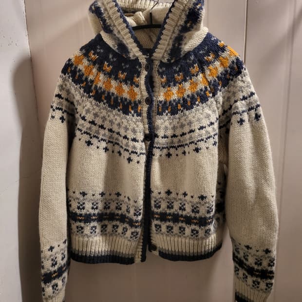 [FREE]URAGO 유라고 노르딕 후드 가디건