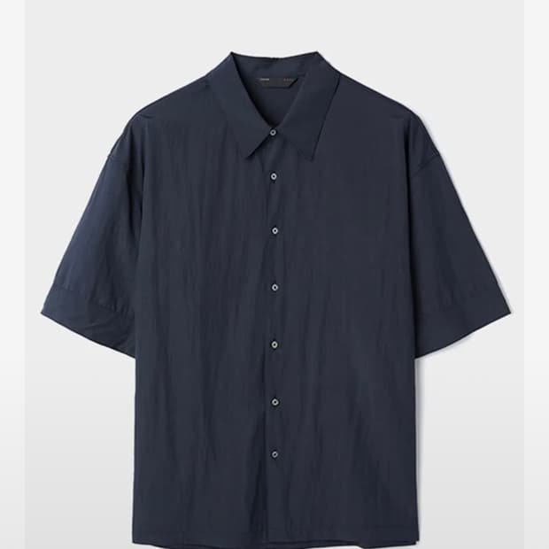 르마드 카브라 하프 셔츠 네이비