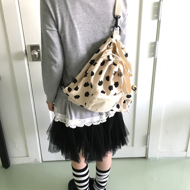 Ne-net Cat Pattern Bag