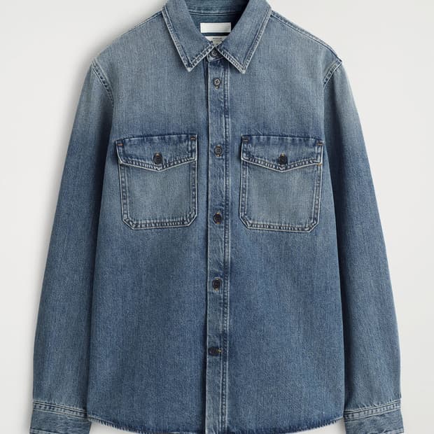 COS 코스 빈티지워싱 데님셔츠 XL