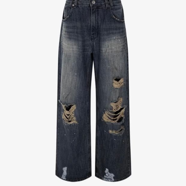 플노팔 Jay Destroyed Wide Denim