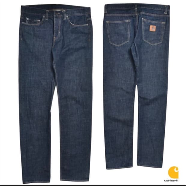 칼하트 레귤러 생지 데님팬츠 32