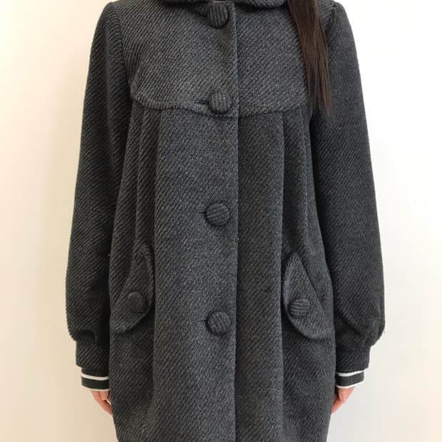 Lowrys Farm Charcoal Grey Textured Coat