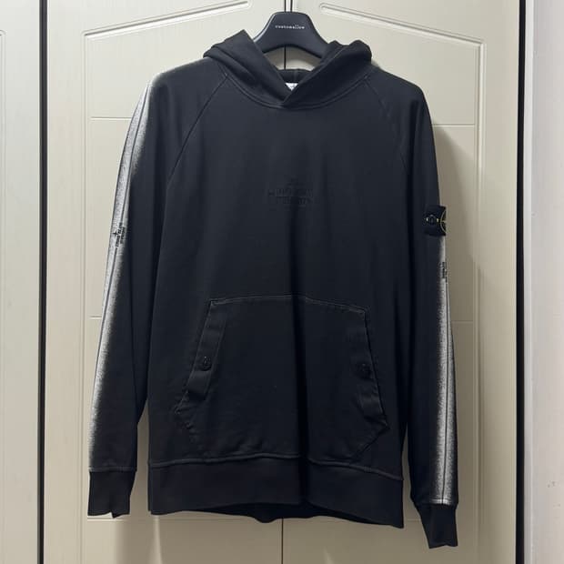 슈프림 x 스톤아일랜드 22ss 스트라이프 후드티 팝니다