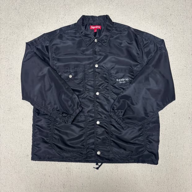 Supreme 슈프림 24ss 나일론 초어 코트 자켓 블랙 (XL)