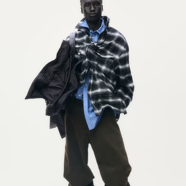 [글렌 마틴스 X H&M] 포일드 플란넬 오버셔츠