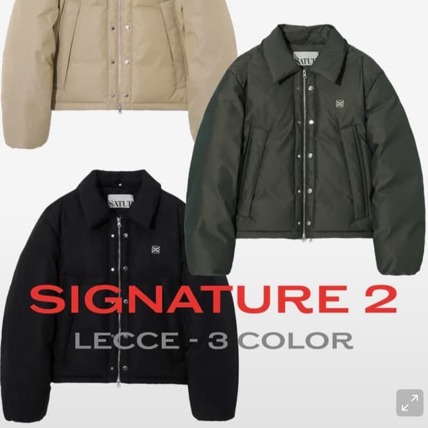 [10회미만착]세터 투톤 덕 다운 패딩 블랙 M