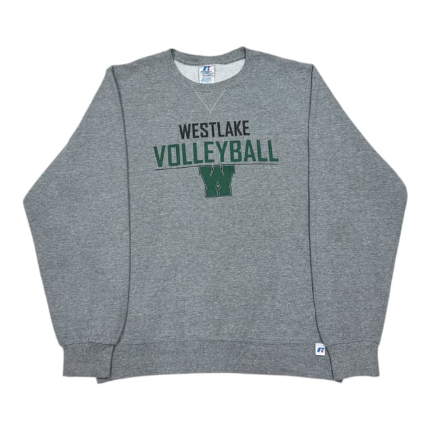 러셀 빈티지 스웻 기모 맨투맨 그레이 M