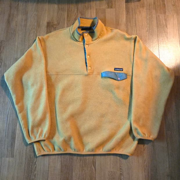 (L)Usa파타고니아 신칠라 옐로우/그레이 90s