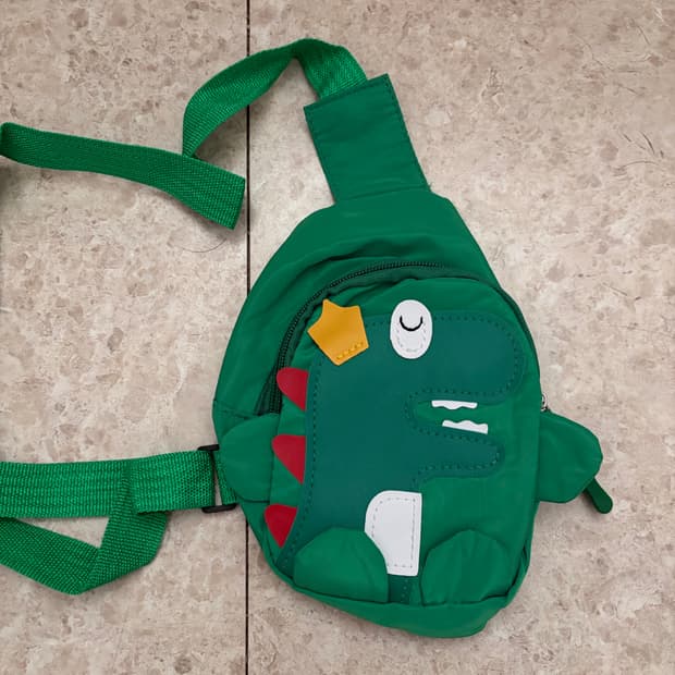공룡 초록 미니백